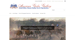 Desktop Screenshot of americangicleegallery.com